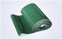 绿色PVC草纹加挡板输送带