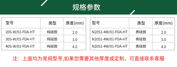 硅胶输送带型号