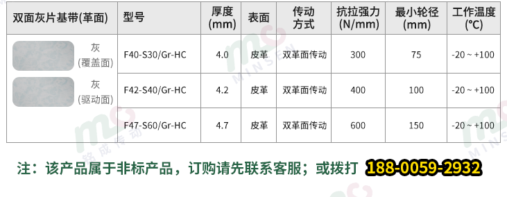 灰色革面片基带型号